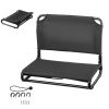 Kayak Seat, Folding Kayak Seat with Comfortable Back Support, Aluminum Alloy Frame & 600D Oxford Fabric, Easy Assembly for Paddling, Fishing and Recr