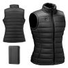 Heated Vest, Women Electric Heating Vest with 16000 mAh Battery Pack, 8 Heating Zones Lightweight Rechargeable Winter-Vest with 3 Levels, for Outdoor