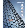 Fishing Net, Foldable Landing Nets with Telescopic Handle, Portable Lightweight and Stronger 6063 Aluminum Fish Gear, Soft Silicone Fish-Friendly Mes