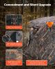 Hunting Blind, 270Â° See Through Ground Blind, 4-5 Person Pop Up Deer Blind for Hunting with Carrying Bag, Portable Resilient Hunting Tent, One-Way Se