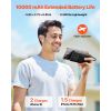 Portable Charger, with Built-in Cables, 10000 mAh Travel Battery Pack, 6 Outputs 3 Inputs Fast Charging Power Bank with USB Type-C Micro-B Input, Sma