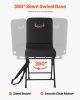 Hunting Chair, 360Â° Silent Swivel, Foldable Lightweight Portable Blind Chair, Heavy-Duty Steel Frame Ground Stool Seat, with Adjustable Shoulder Stra