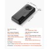Portable Charger, with Built-in Cables, 10000 mAh Travel Battery Pack, 6 Outputs 3 Inputs Fast Charging Power Bank with USB Type-C Micro-B Input, Sma