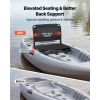 Kayak Seat, Folding Kayak Seat with Comfortable Back Support, Aluminum Alloy Frame & 600D Oxford Fabric, Easy Assembly for Paddling, Fishing and Recr