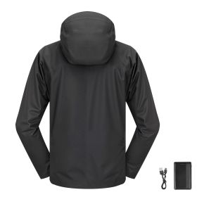 Heated Jacket for Women with 7.4V Battery, Soft Shell Electric Heating Coat, Windproof Waterproof Lightweight Outerwear with 5 Heating Zones & 3 Heat (Clothing Style: Women's Style, Clothing Size: Size S)