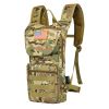 Hydration Backpack, Water Backpack with 3L TPU Water Bladder, Tactical Molle Hiking Hydration Pack with Storage for Men Women, Hydro Water Daypack fo