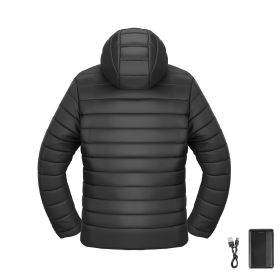 Heated Jacket for Women with 7.4V Battery, Soft Shell Electric Heating Coat, Windproof Lightweight Outerwear with 4 Heating Zones & 3 Heat Settings, (Clothing Style: Women's Style, Clothing Size: Size M)