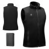 Heated Vest, Women Electric Heating Vest with 16000 mAh Battery Pack, 6 Heating Zones Lightweight Rechargeable Winter-Vest with 3 Levels, for Outdoor
