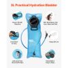 Hydration Backpack, Water Backpack with 3L TPU Water Bladder, Tactical Molle Hiking Hydration Pack with Storage for Men Women, Hydro Water Daypack fo
