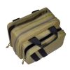 Range Bag for 2 Pistols, Tactical Gun Bag with 2 Built-in Removable Pistol Bags & 6 Detachable Magazines, Gun Range Bag for Outdoor Hunting Shooting,