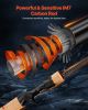 Rod and Fishing Reel Combo, IM7 Carbon Fiber Baitcasting Rod and Reel Combo, Bass Fishing Pole with 6+1 BB System, 7.0:1 Gear Ratio, Cork Handle, Sta